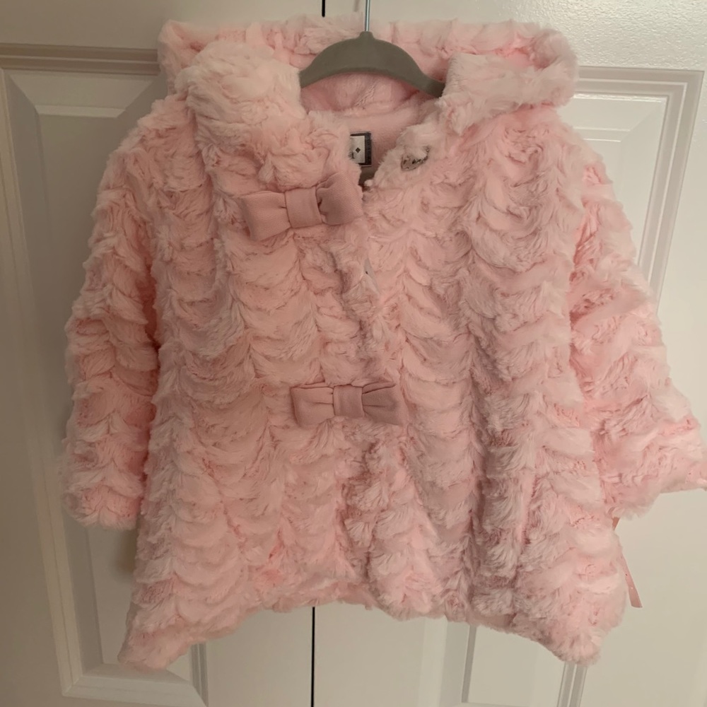 Widgeon Faux Fur Hooded Coat Size 24M